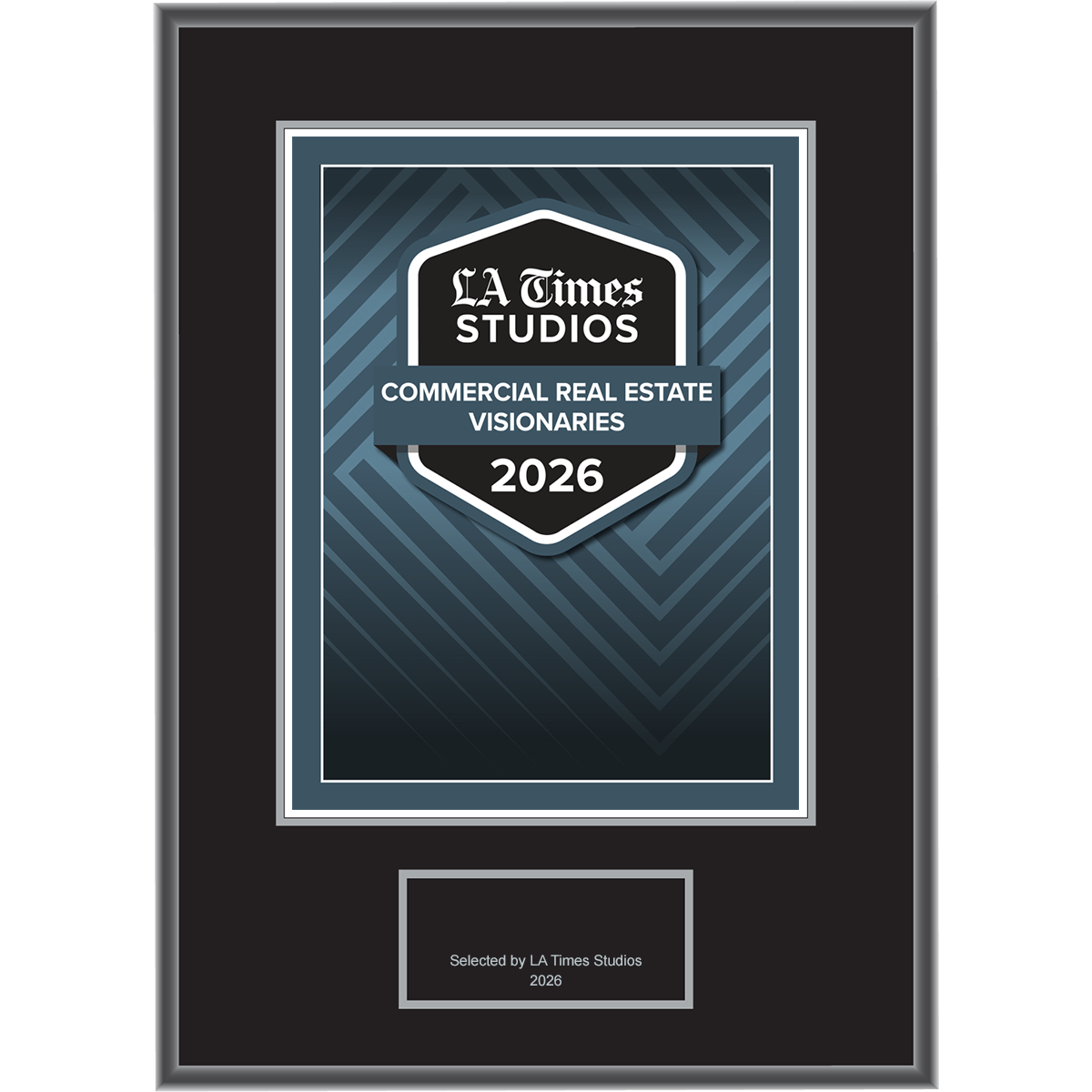 2026 Commercial Real Estate Visionaries – Logo (Plaque included)