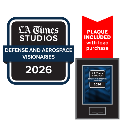 2026 Defense and Aerospace Visionaries – Logo (Plaque included)