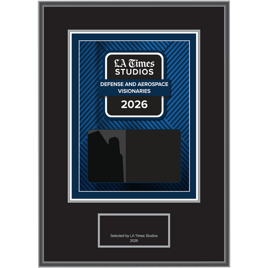2026 Defense and Aerospace Visionaries – Plaque (With or Without Photo)