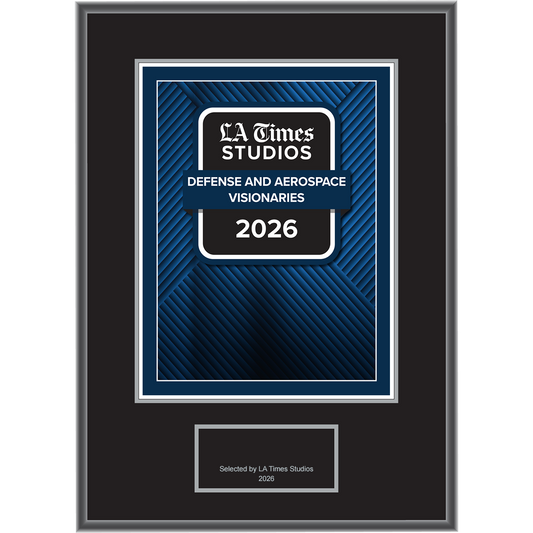 2026 Defense and Aerospace Visionaries – Logo (Plaque included)