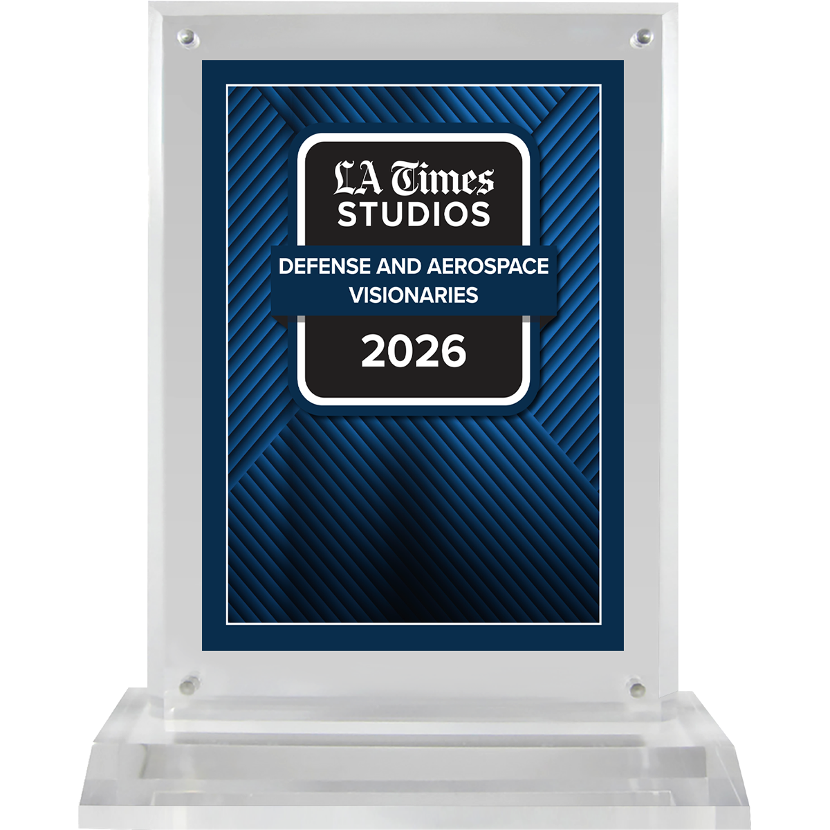 2026 Defense and Aerospace Visionaries – Plaque (With or Without Photo)