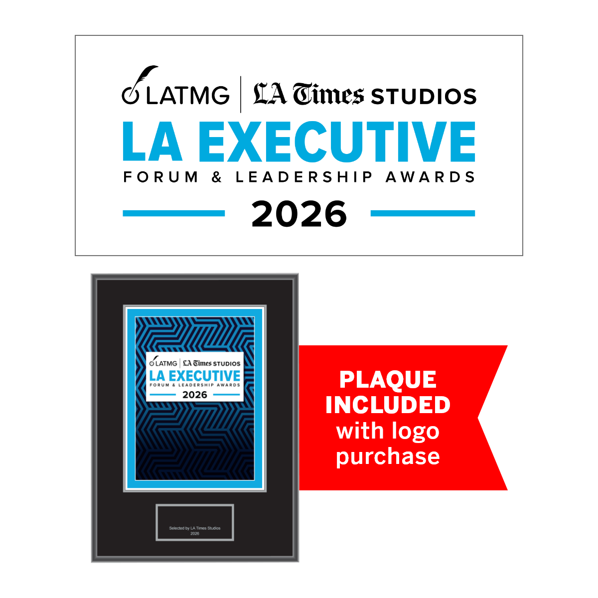 2026 LA Executive Forum & Leadership Awards – Logo (Plaque included)