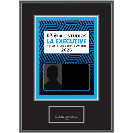 2026 LA Executive Forum & Leadership Awards – Plaque (With or Without Photo)