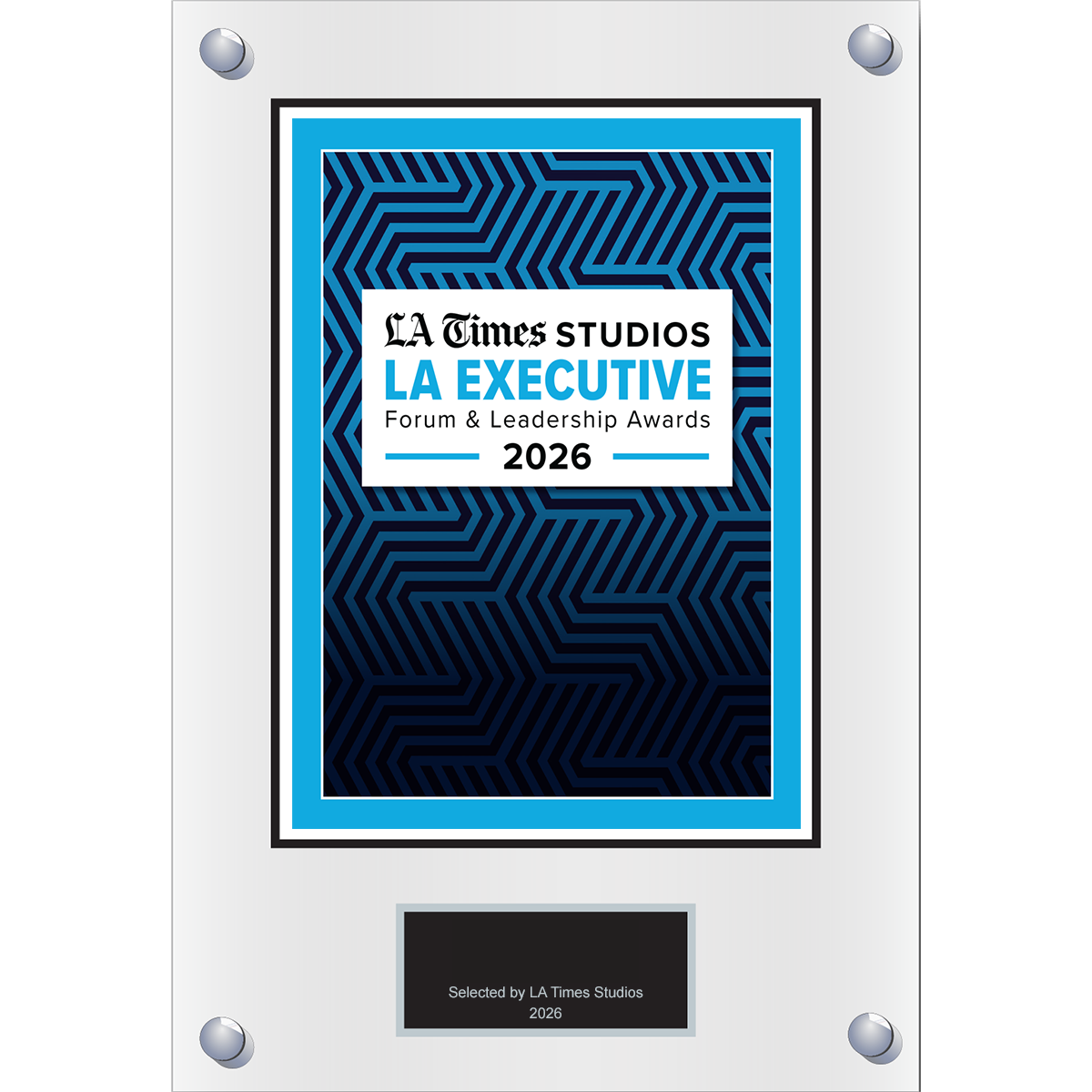 2026 LA Executive Forum & Leadership Awards – Logo (Plaque included)
