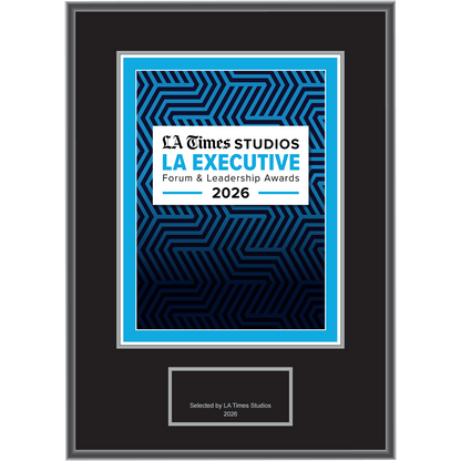 2026 LA Executive Forum & Leadership Awards – Plaque (With or Without Photo)