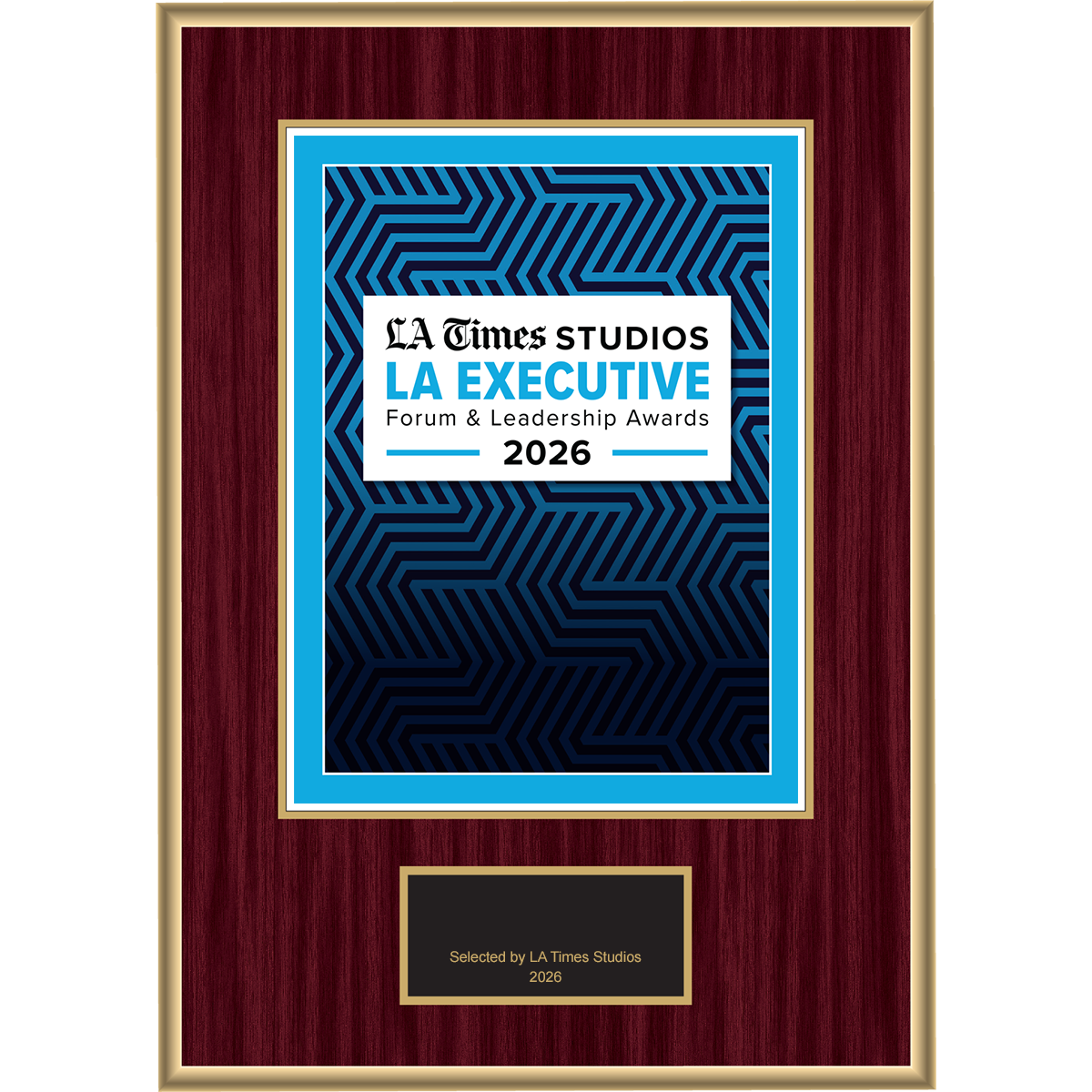 2026 LA Executive Forum & Leadership Awards – Logo (Plaque included)