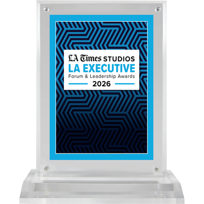 2026 LA Executive Forum & Leadership Awards – Plaque (With or Without Photo)
