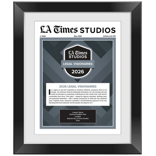 2026 Legal Visionaries – Article in Black Frame