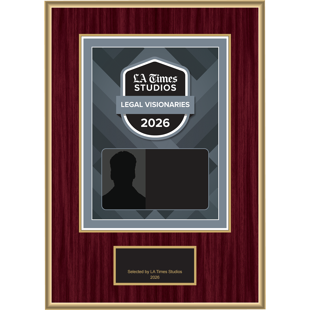 2026 Legal Visionaries – Plaque (With or Without Photo)
