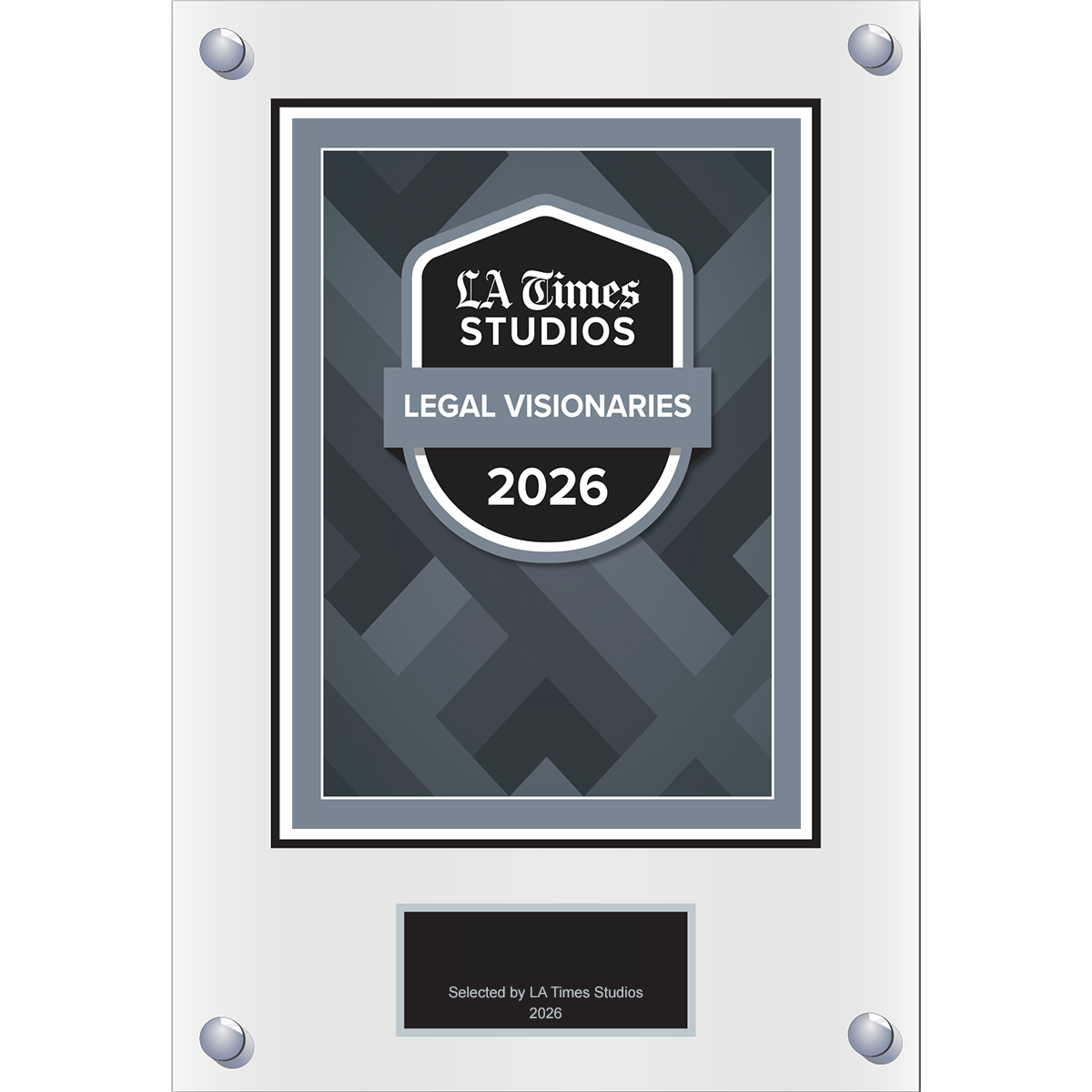 2026 Legal Visionaries – Logo (Plaque included)