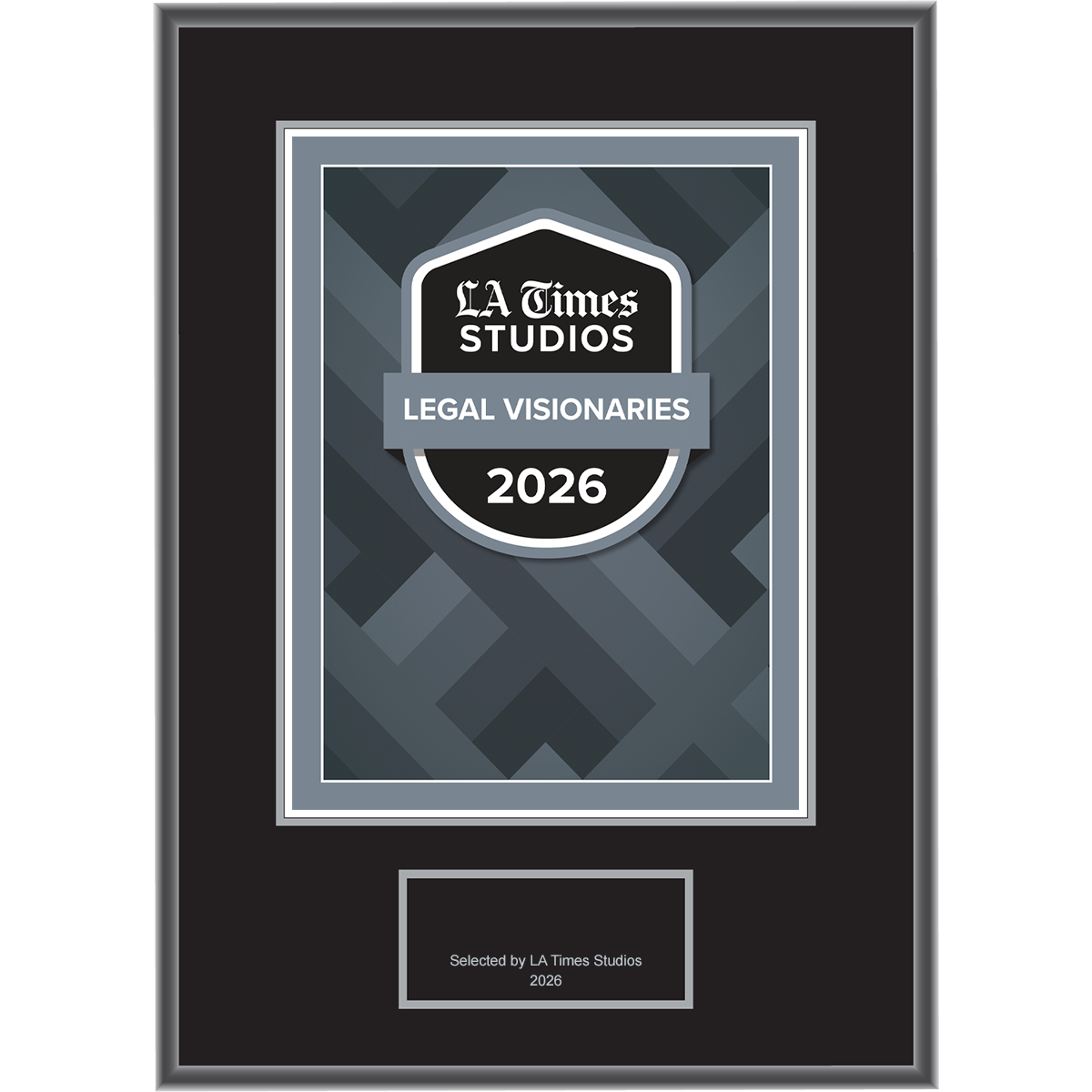 2026 Legal Visionaries – Logo (Plaque included)