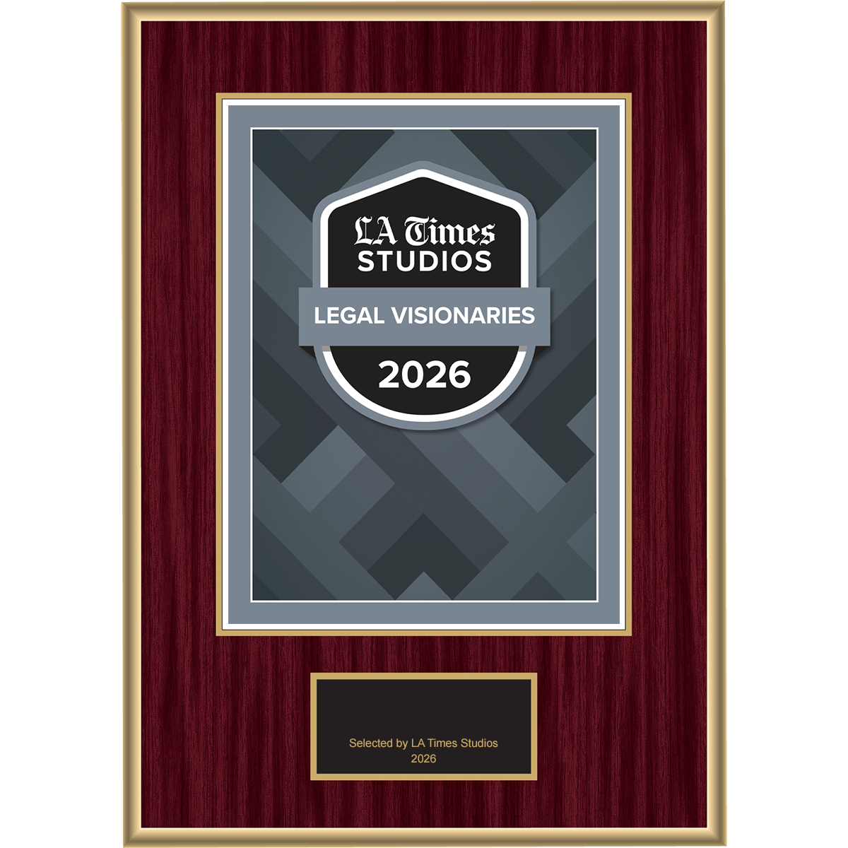 2026 Legal Visionaries – Logo (Plaque included)