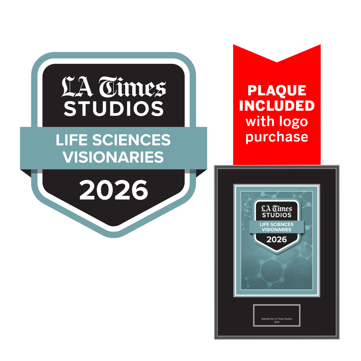 2026 Life Sciences Visionaries – Logo (Plaque included)