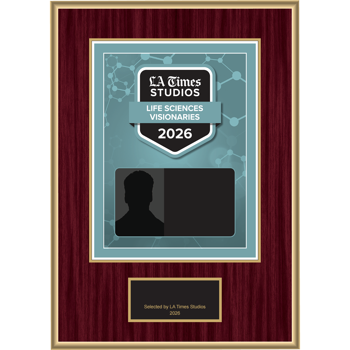 2026 Life Sciences Visionaries – Plaque (With or Without Photo)