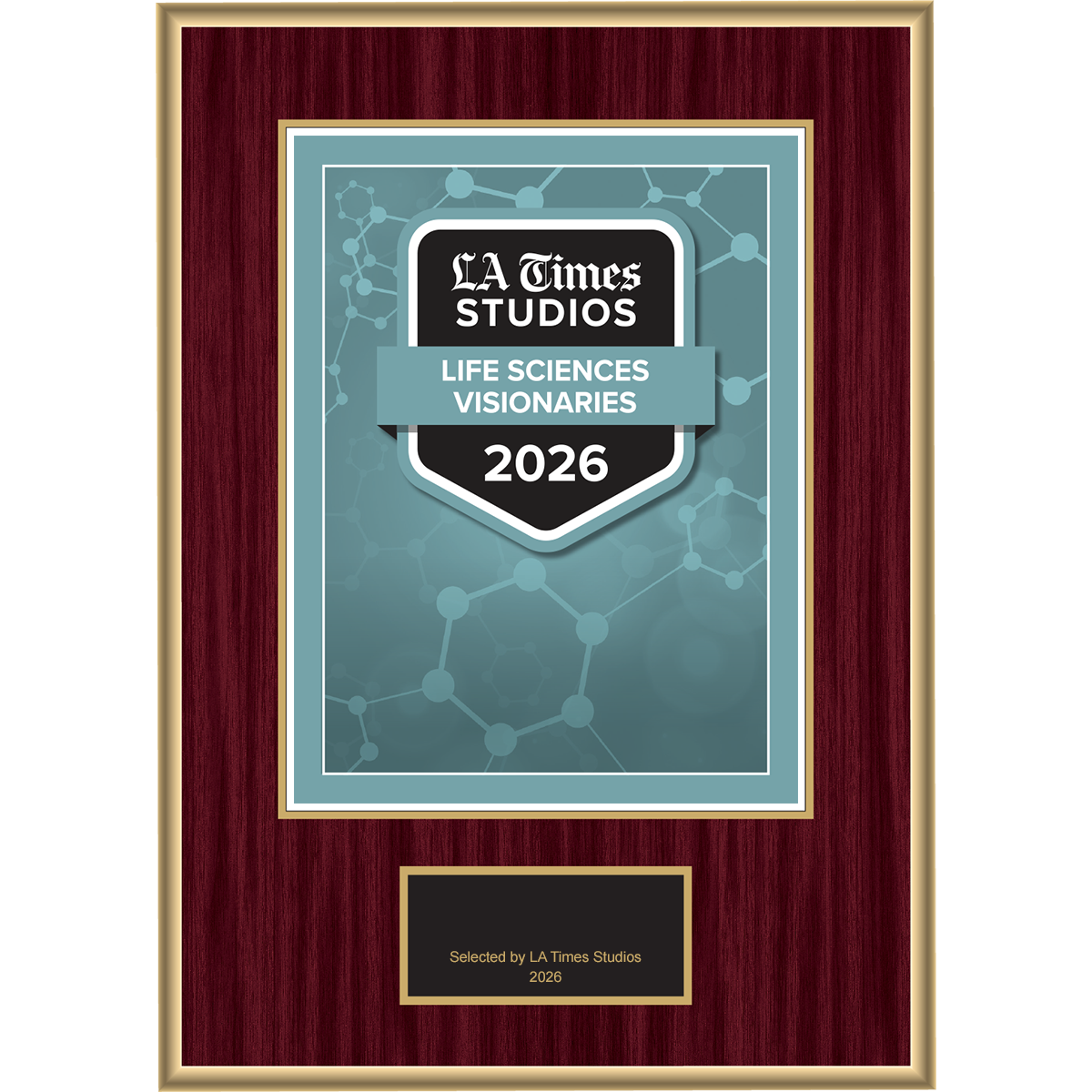 2026 Life Sciences Visionaries – Logo (Plaque included)