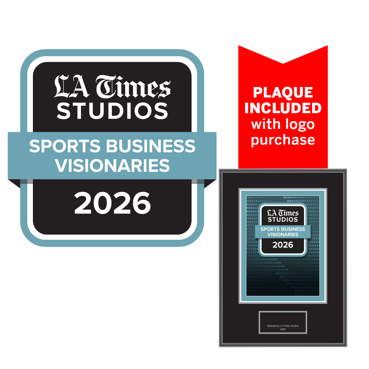 2026 Sports Business Visionaries – Logo (Plaque included)