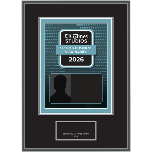 2026 Sports Business Visionaries – Plaque (With or Without Photo)