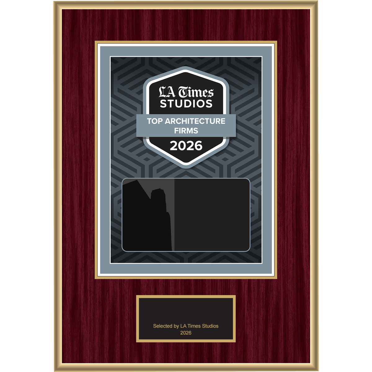 2026 Top Architecture Firms – Plaque (With or Without Photo)