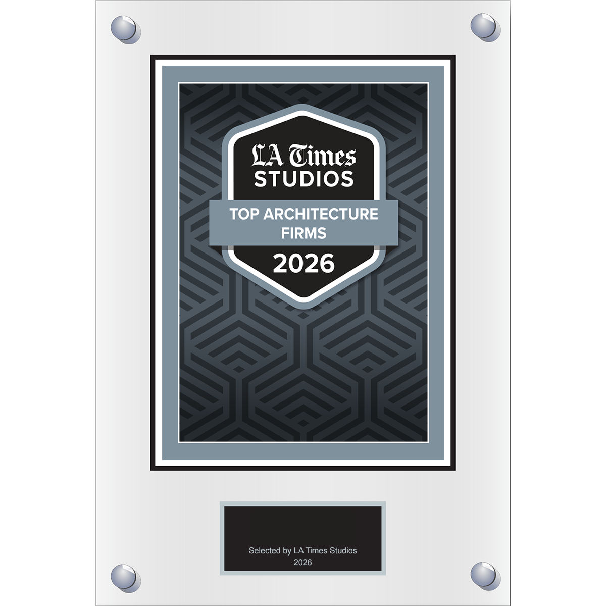 2026 Top Architecture Firms – Logo (Plaque included)