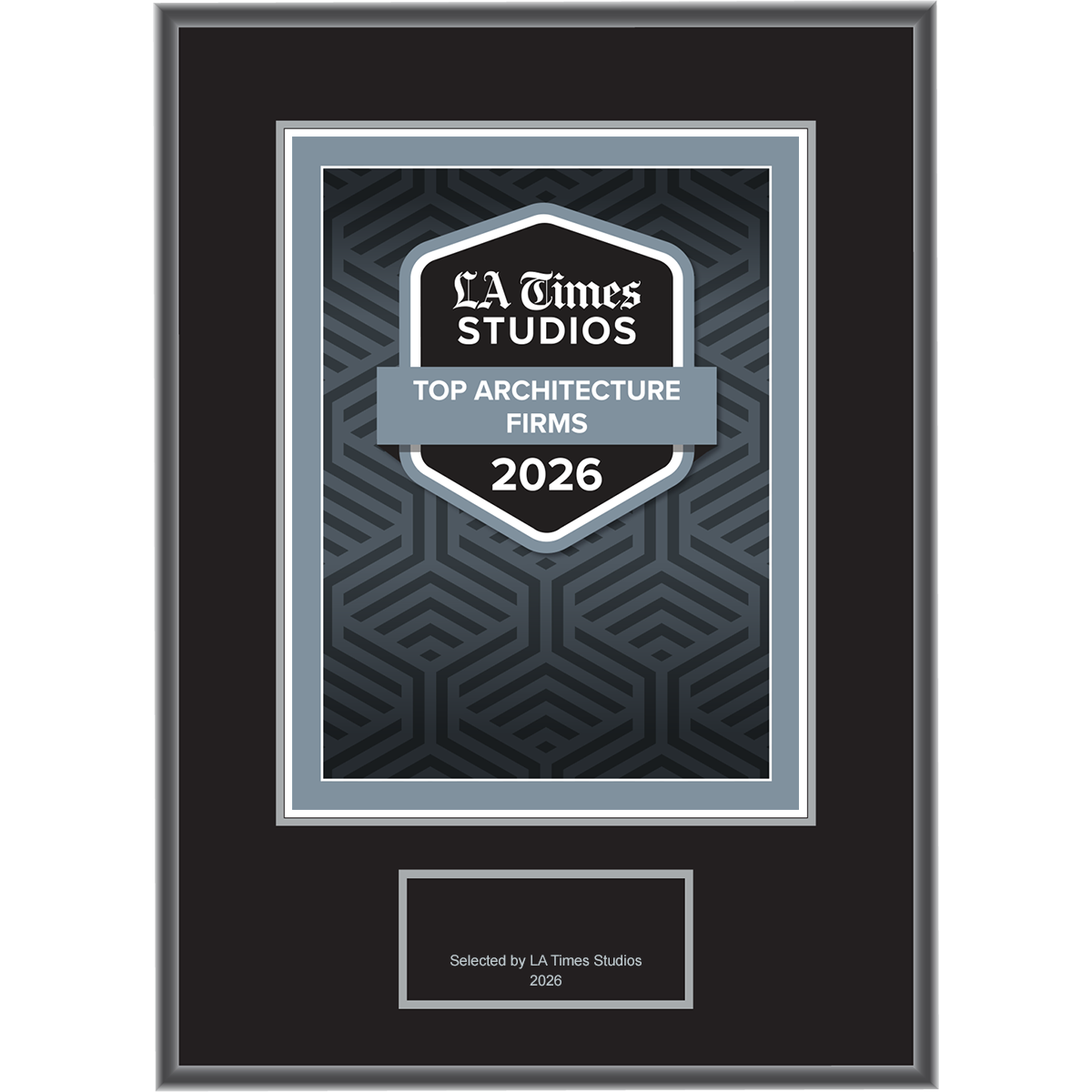 2026 Top Architecture Firms – Logo (Plaque included)