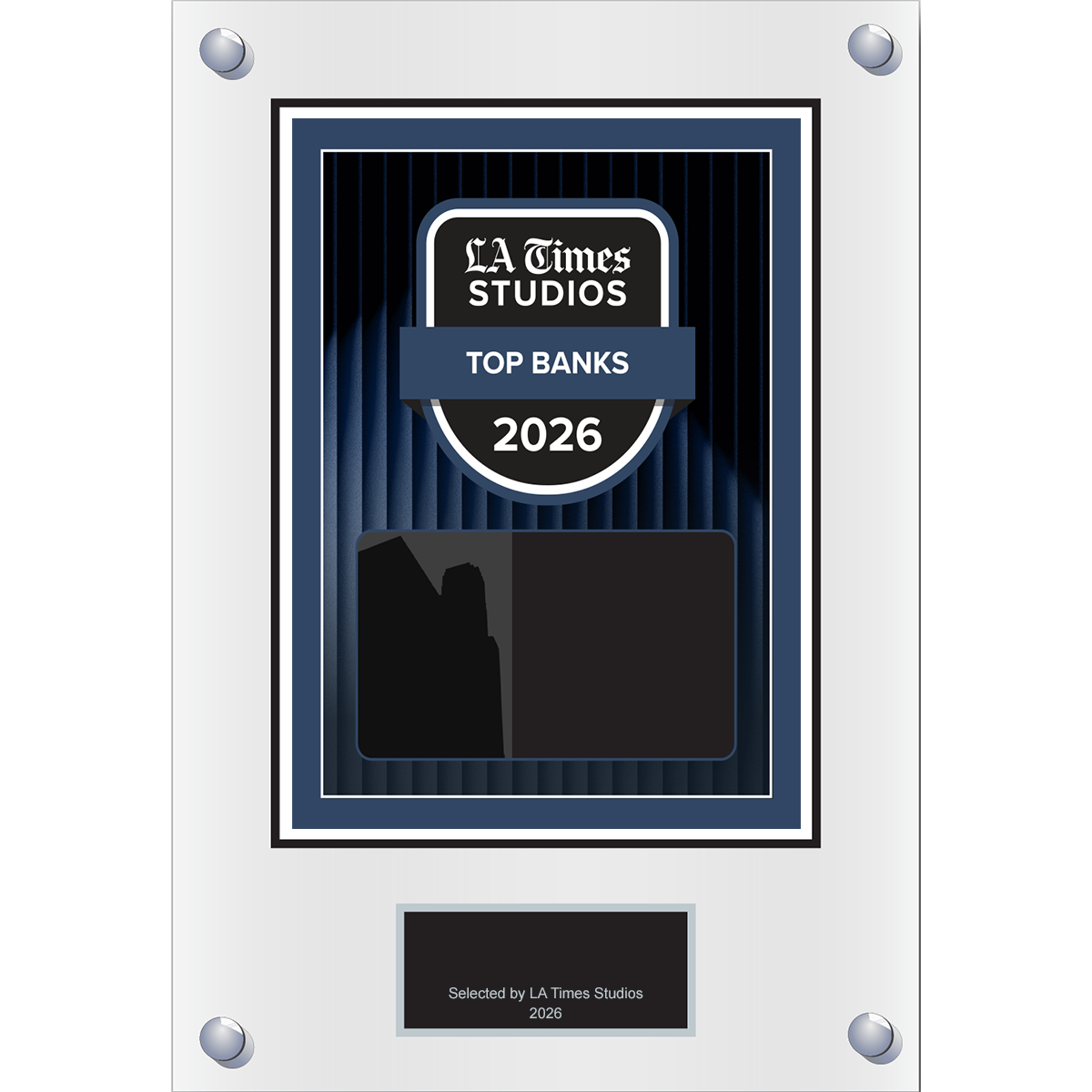 2026 Top Banks – Plaque (With or Without Photo)