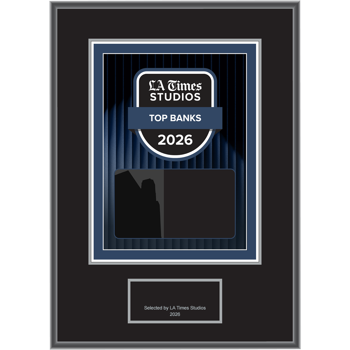 2026 Top Banks – Plaque (With or Without Photo)