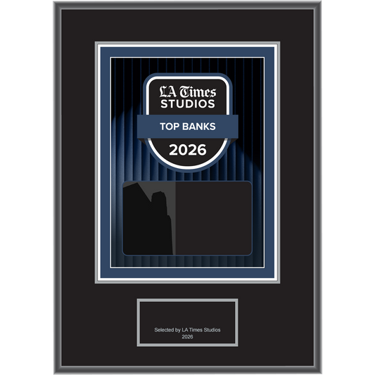 2026 Top Banks – Plaque (With or Without Photo)