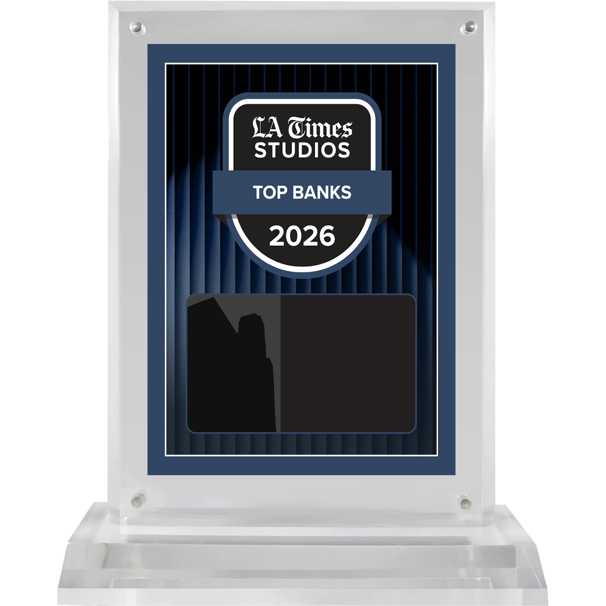 2026 Top Banks – Plaque (With or Without Photo)