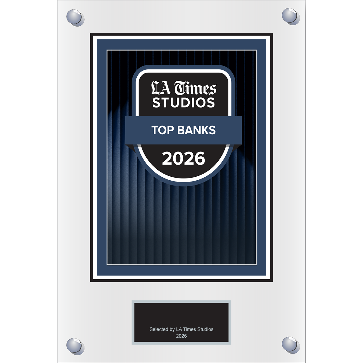 2026 Top Banks – Logo (Plaque included)