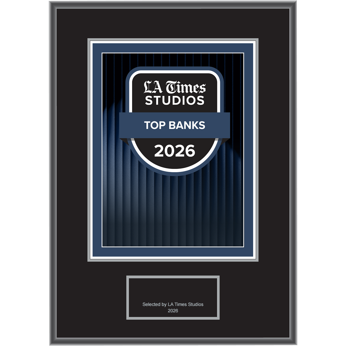 2026 Top Banks – Logo (Plaque included)
