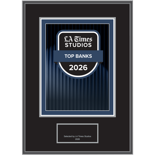 2026 Top Banks – Logo (Plaque included)