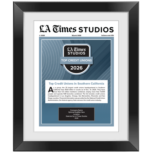 2026 Top Credit Unions – Article in Black Frame