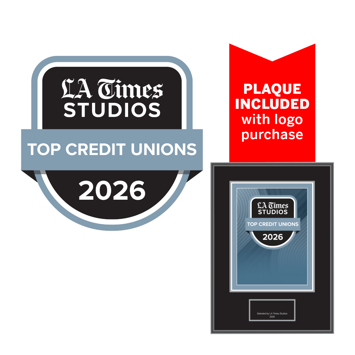2026 Top Credit Unions – Logo (Plaque included)