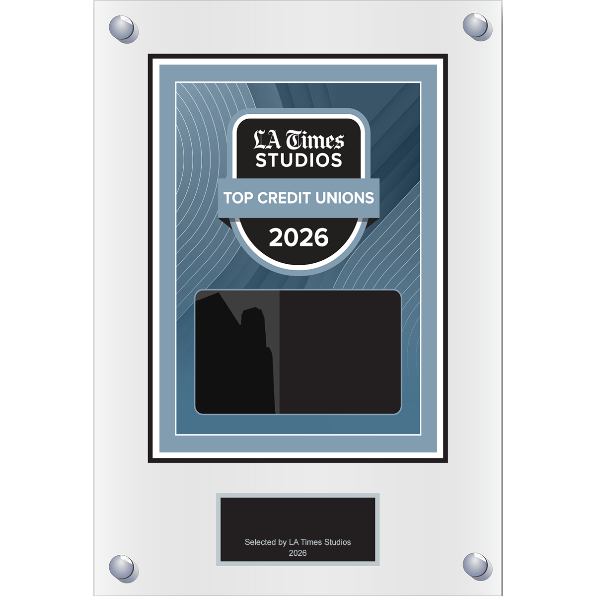 2026 Top Credit Unions – Plaque (With or Without Photo)
