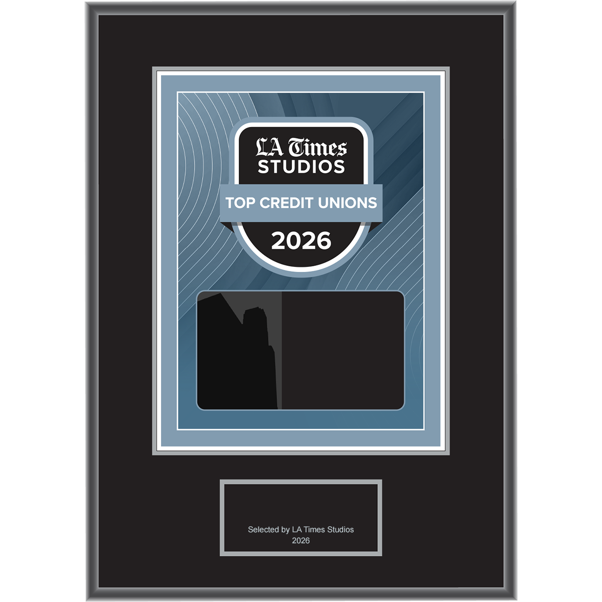 2026 Top Credit Unions – Plaque (With or Without Photo)