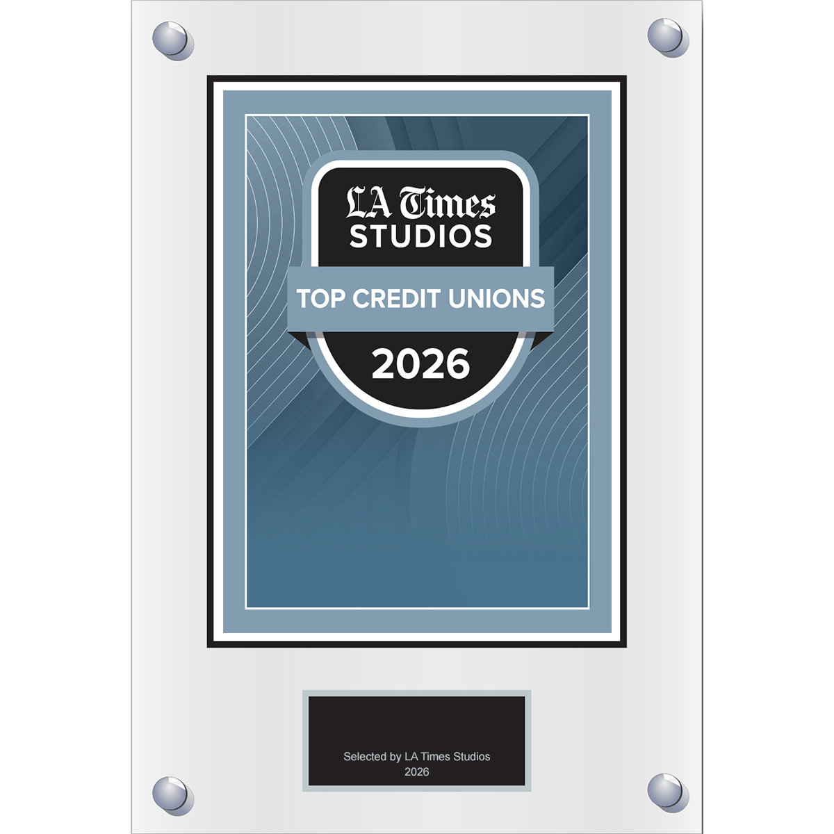 2026 Top Credit Unions – Logo (Plaque included)