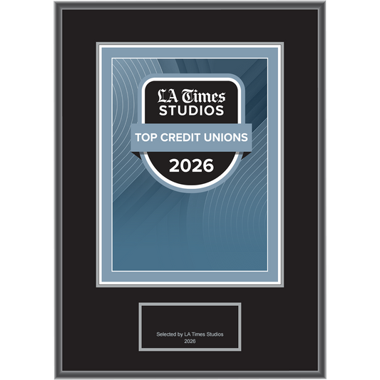2026 Top Credit Unions – Logo (Plaque included)