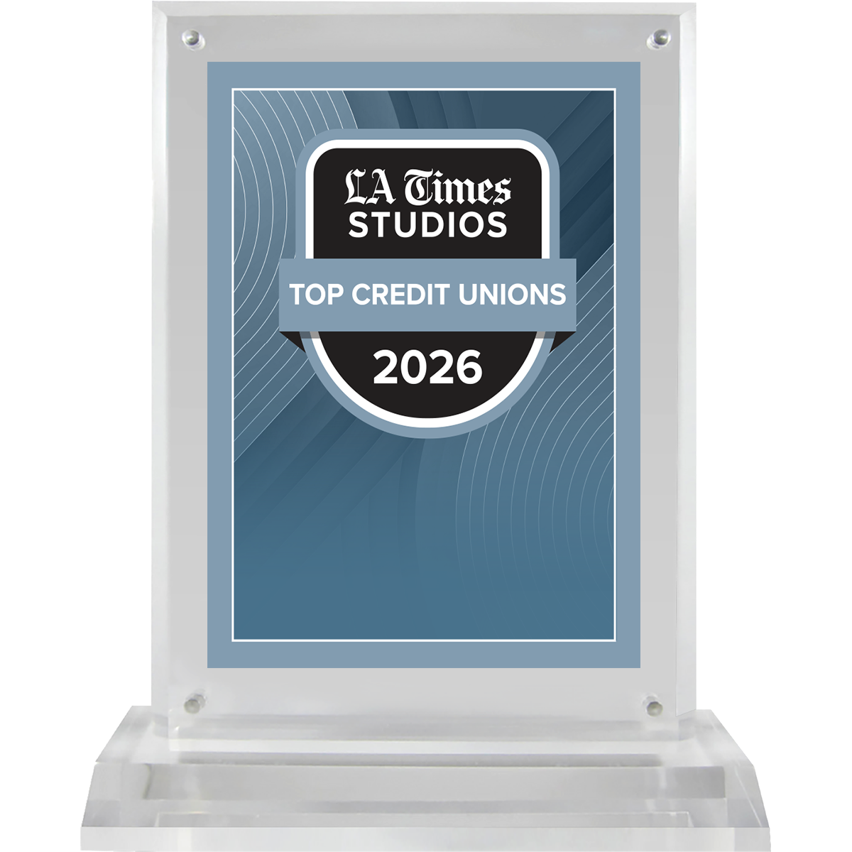 2026 Top Credit Unions – Logo (Plaque included)