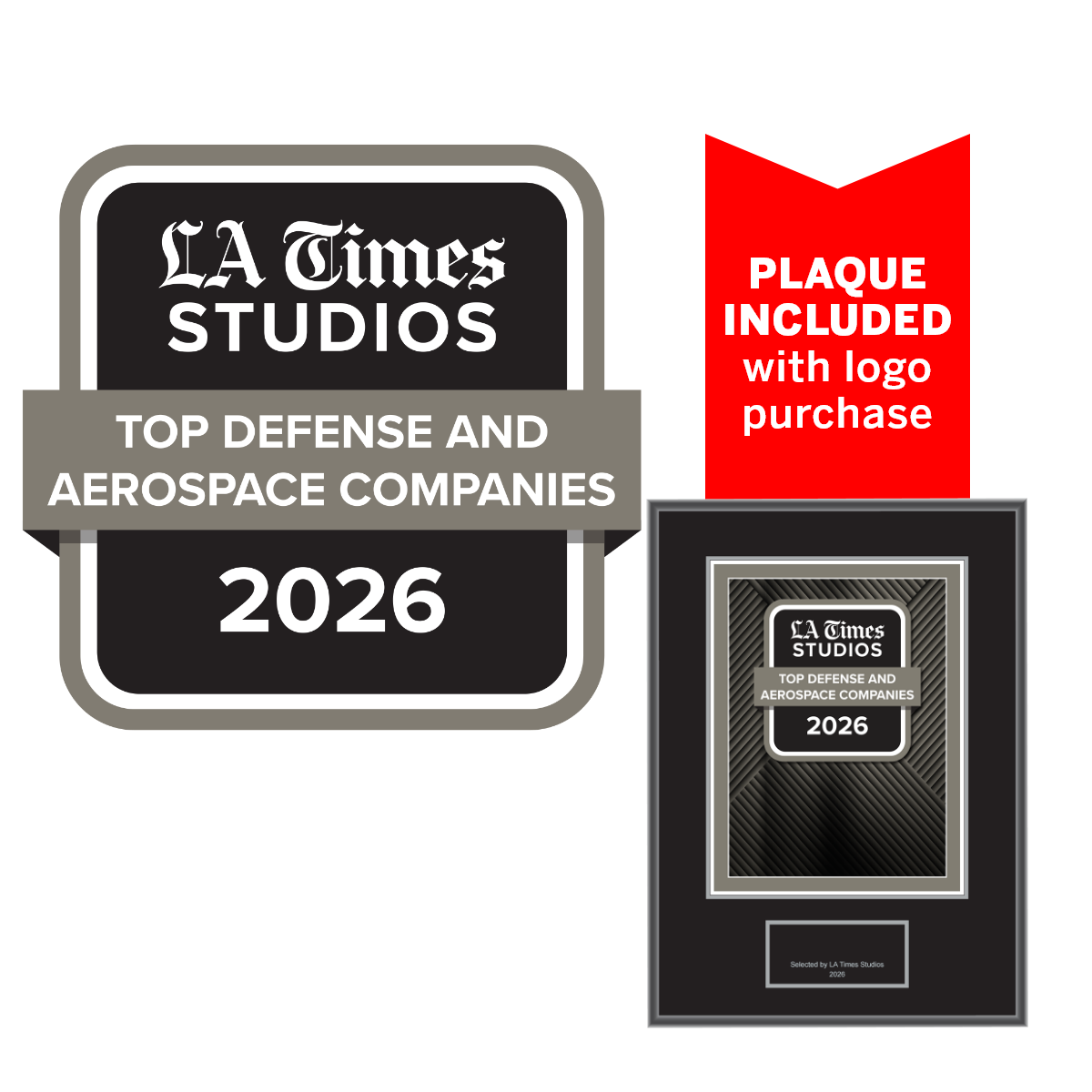 2026 Top Defense & Aerospace Companies – Logo (Plaque included)