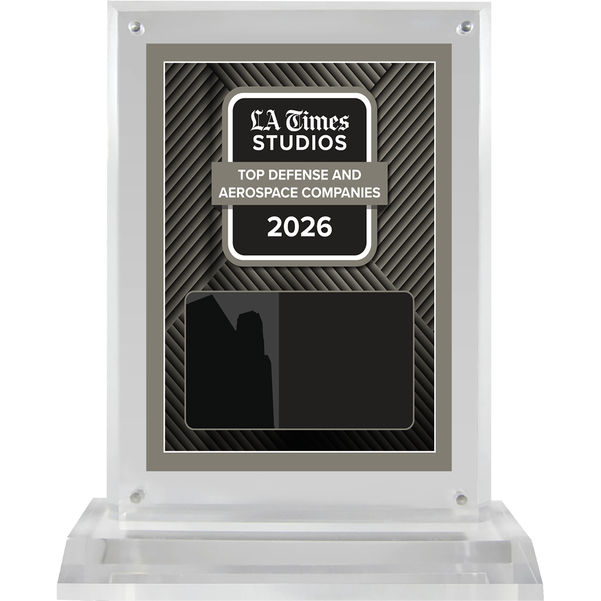 2026 Top Defense & Aerospace Companies – Plaque (With or Without Photo)