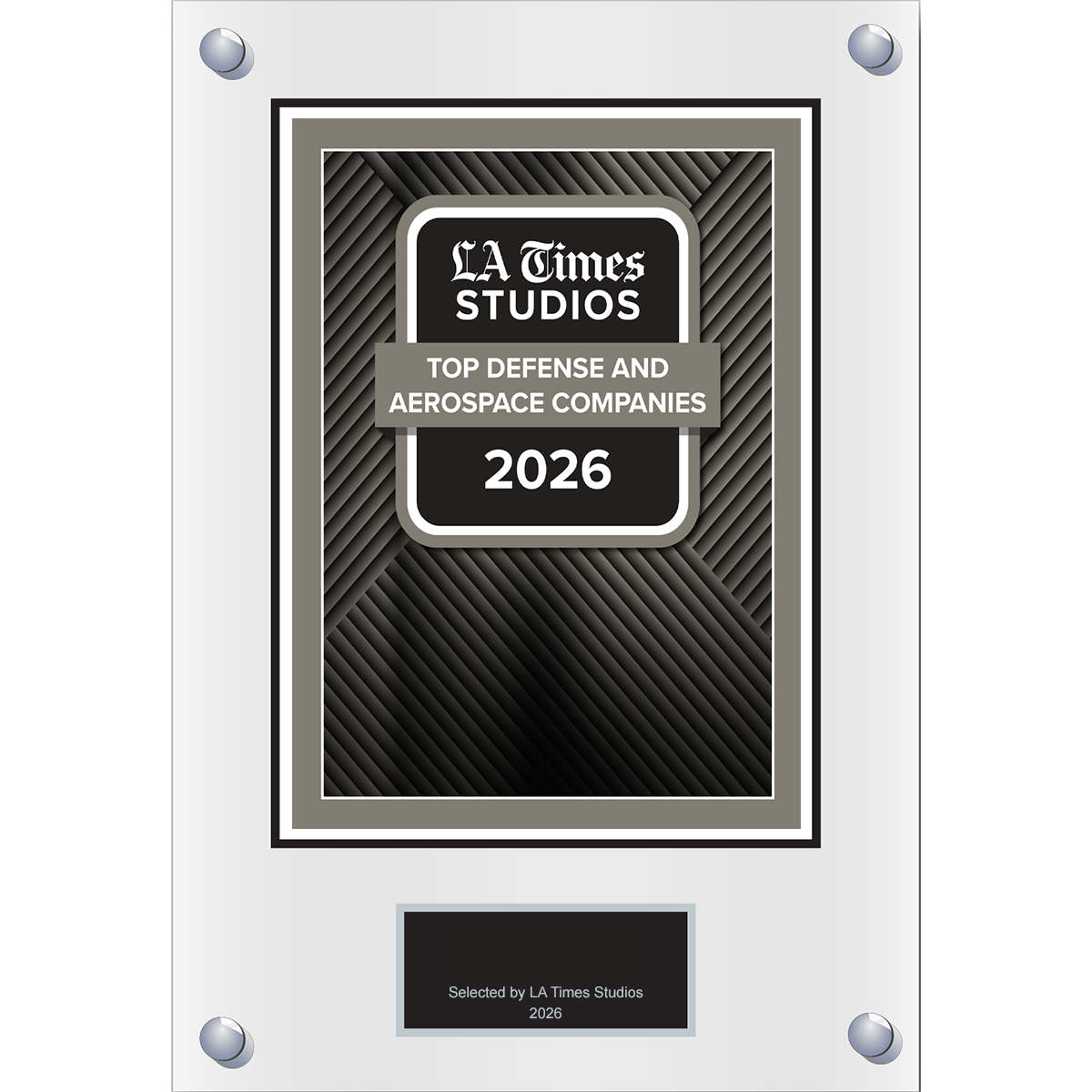 2026 Top Defense & Aerospace Companies – Logo (Plaque included)