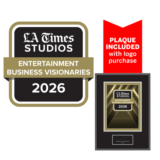 2026 Top Entertainment Business Visionaries – Logo (Plaque included)