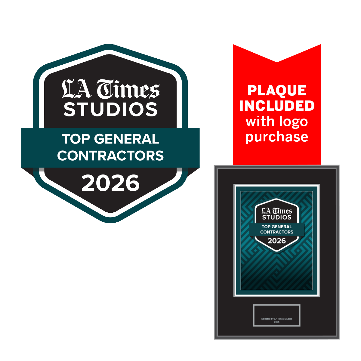 2026 Top General Contractors – Logo (Plaque included)