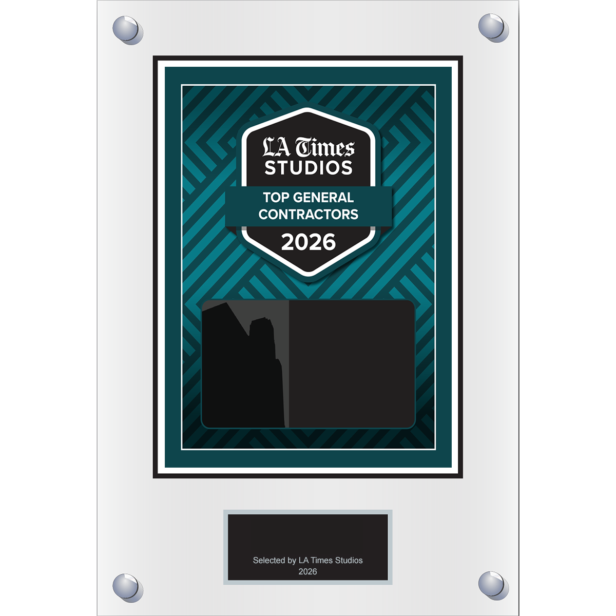 2026 Top General Contractors – Plaque (With or Without Photo)