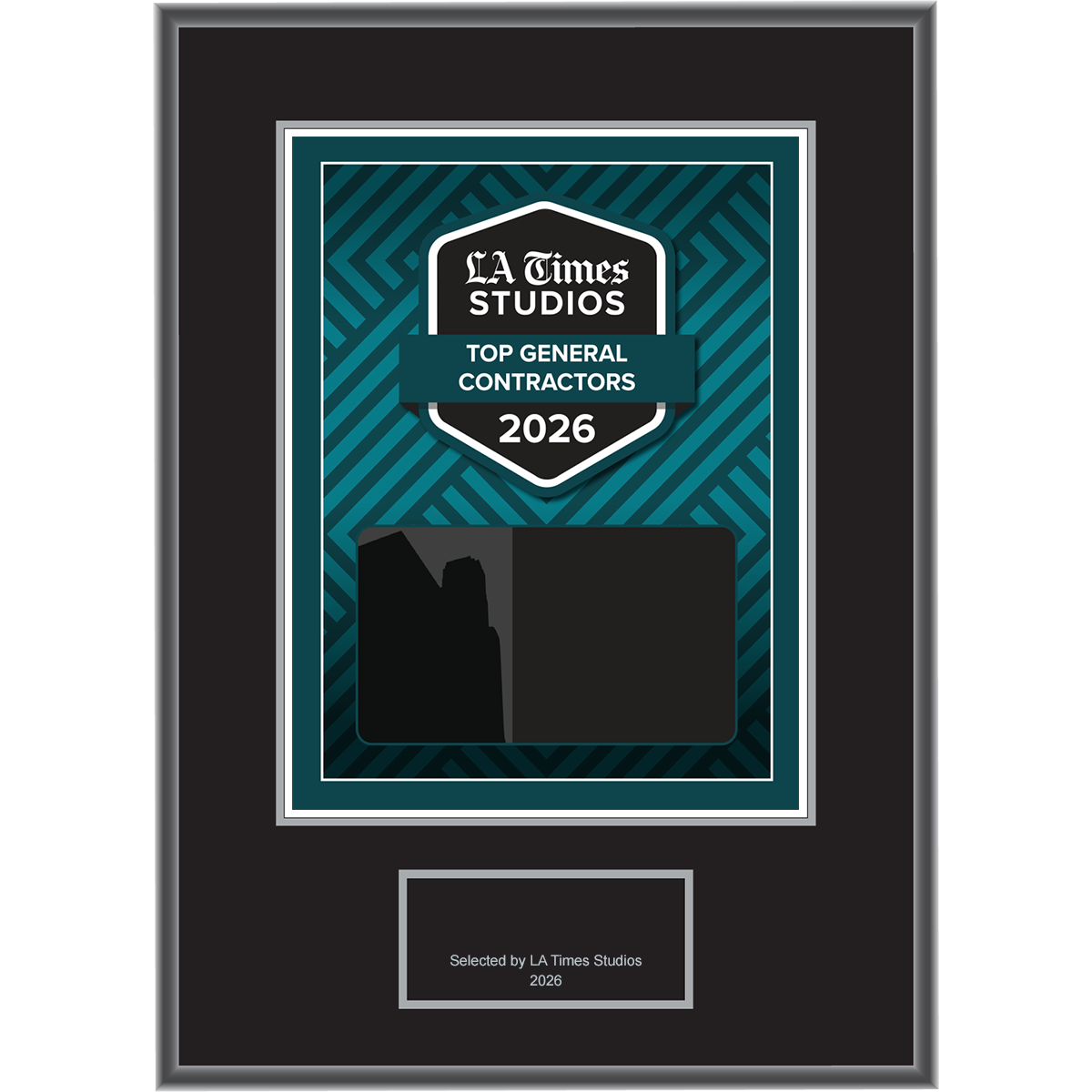 2026 Top General Contractors – Plaque (With or Without Photo)