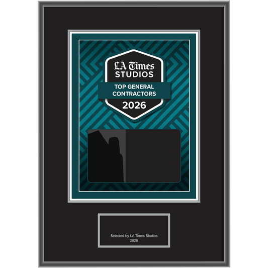 2026 Top General Contractors – Plaque (With or Without Photo)