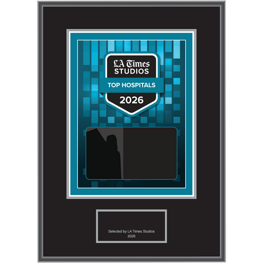 2026 Top Hospitals – Plaque (With or Without Photo)