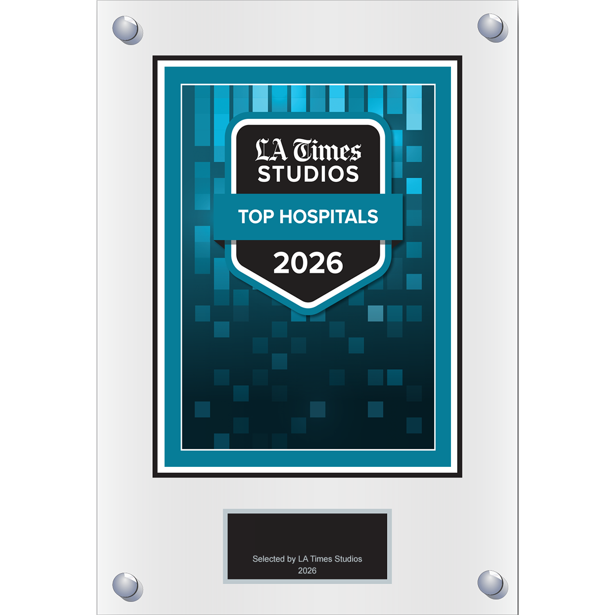 2026 Top Hospitals – Plaque (With or Without Photo)