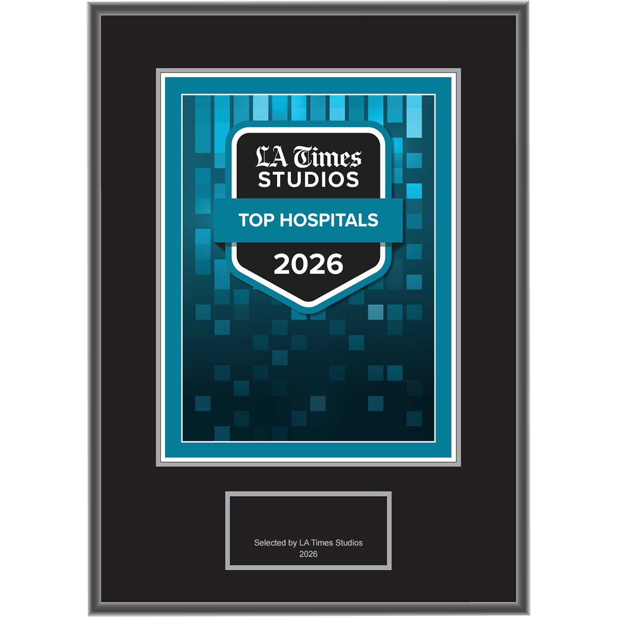 2026 Top Hospitals – Plaque (With or Without Photo)