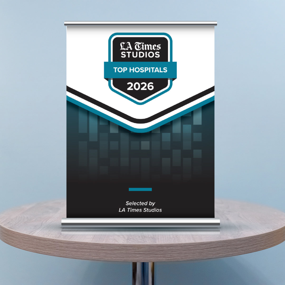 2026 Top Hospitals – Table Top Retractable Banner